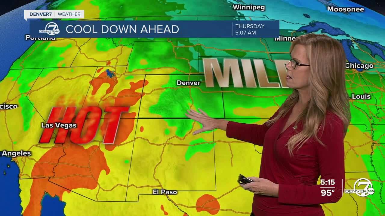 Cooler air this week