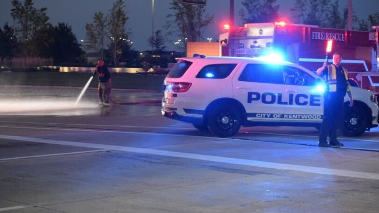 Crash near Gerald R. Ford International Airport