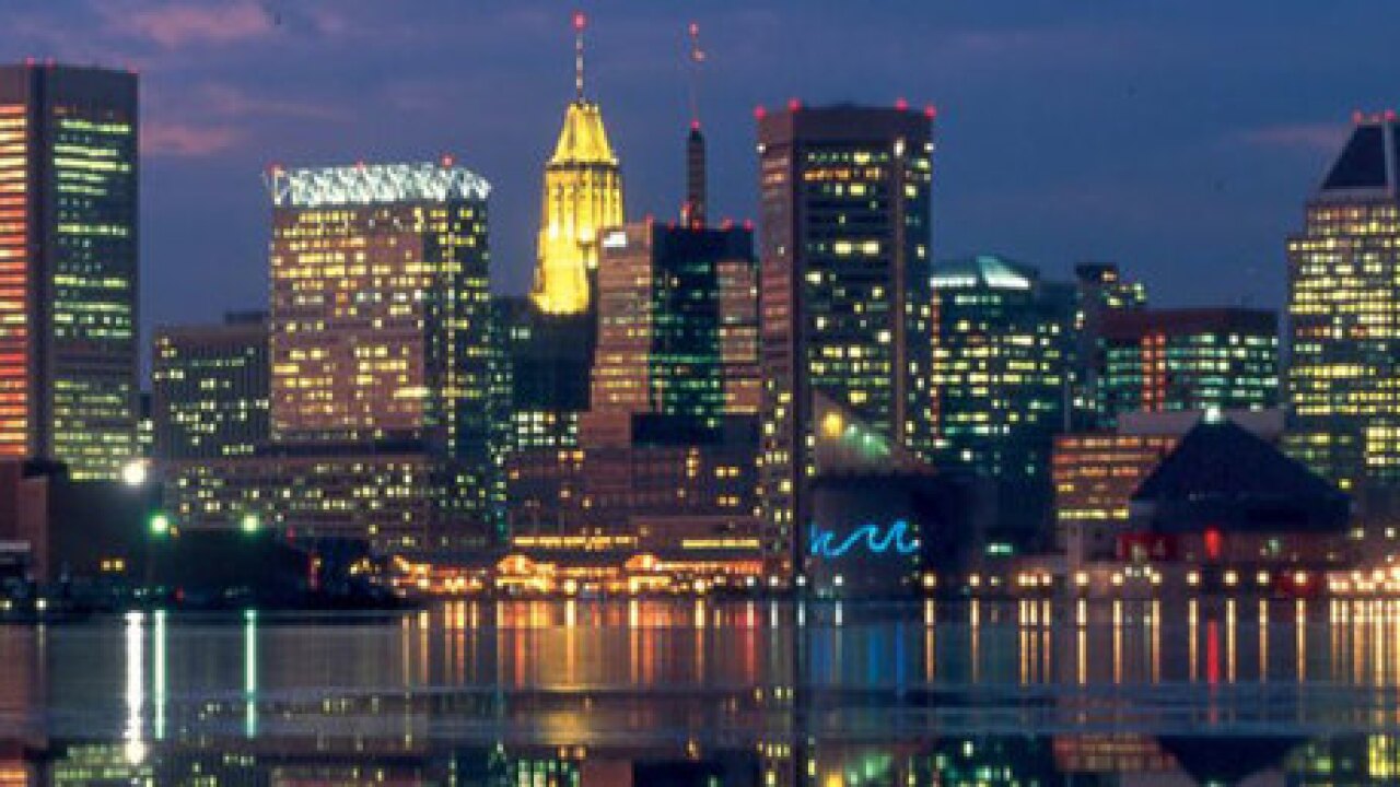 Baltimore City Skyline