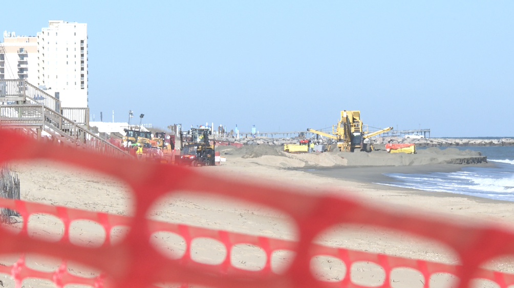 Beach renourishment resumes at Croatan after sea turtle delay