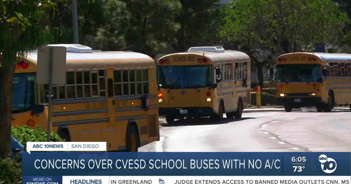 Calls for CVESD to install air conditioning on school buses