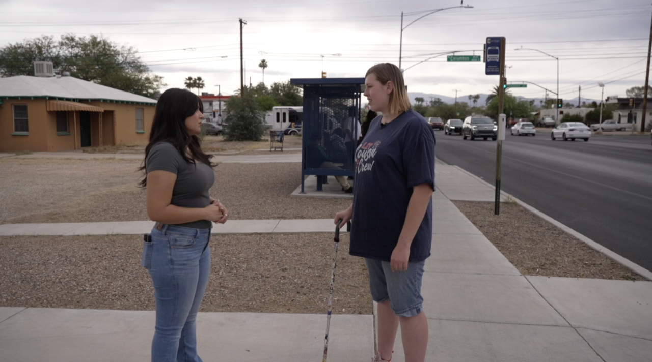 Meg Johnson and Jacqueline Aguilar