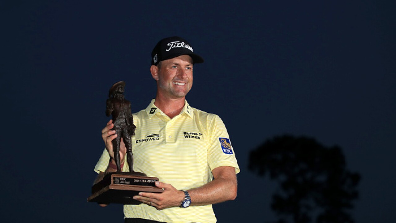 Simpson Celebrates A Father S Day Win At Harbour Town