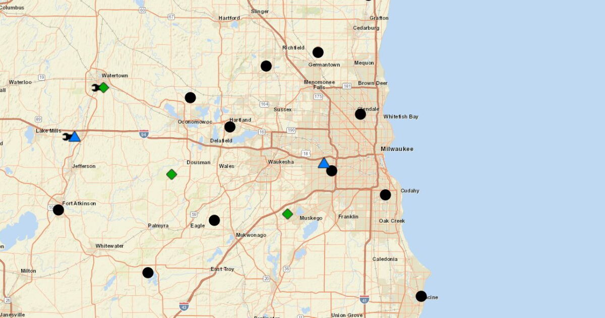 Thousands without power in Wisconsin following storms
