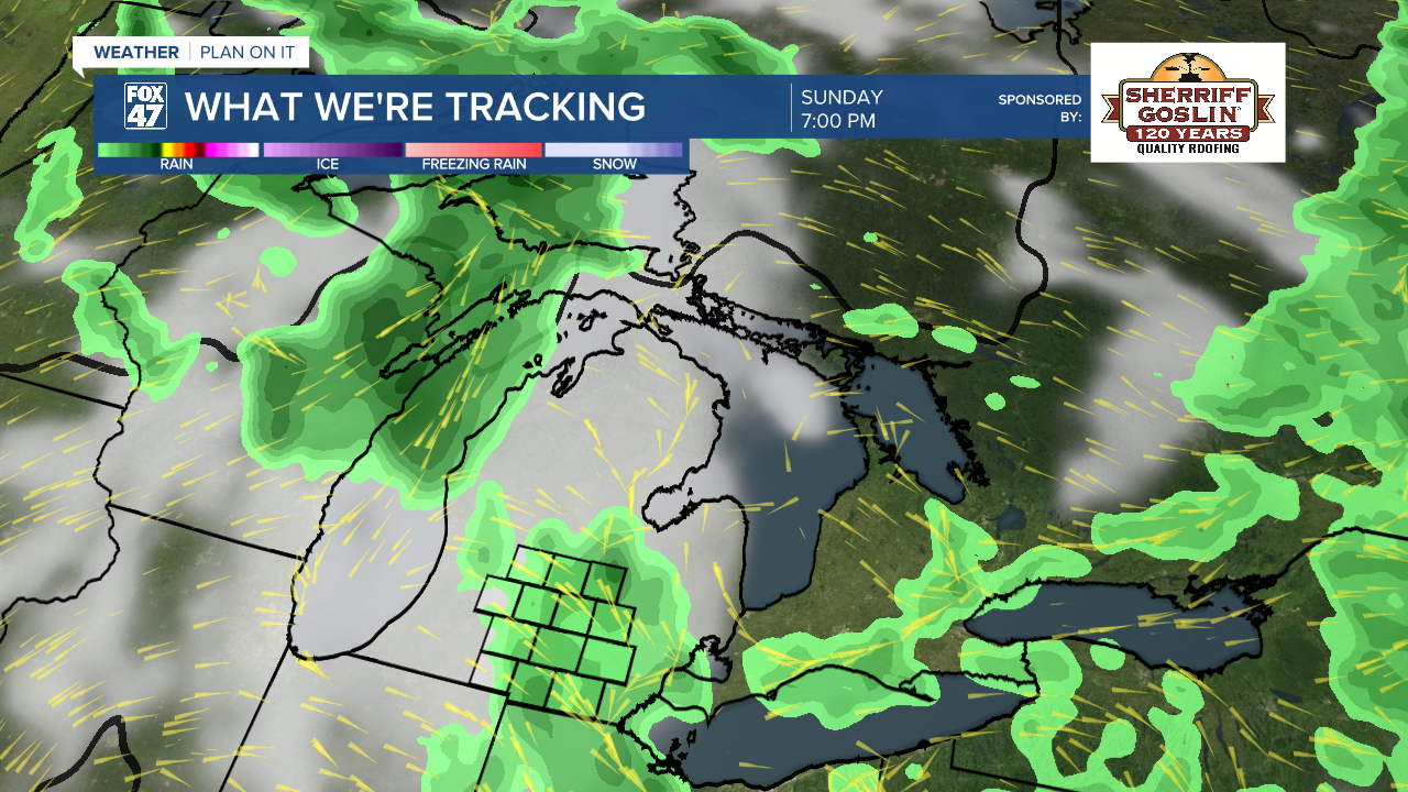 Thunderstorm chances return as early as Sunday morning and last into the brand new week with warm and humid conditions