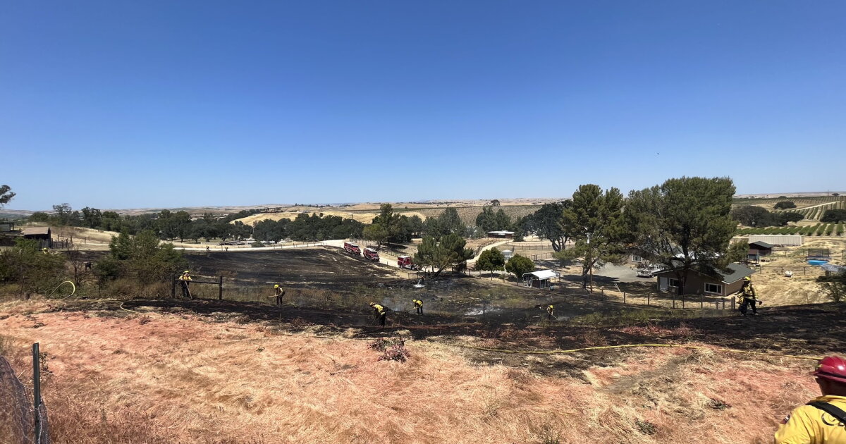 CAL FIRE SLO contains vegetation fire in Paso Robles