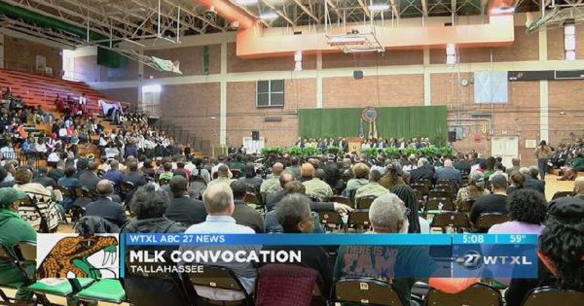 Famu Convocation FAMU holds spring convocation honoring Dr. Martin Luther King Jr.
