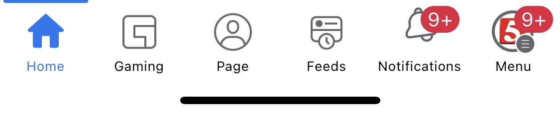 facebook feeds tab