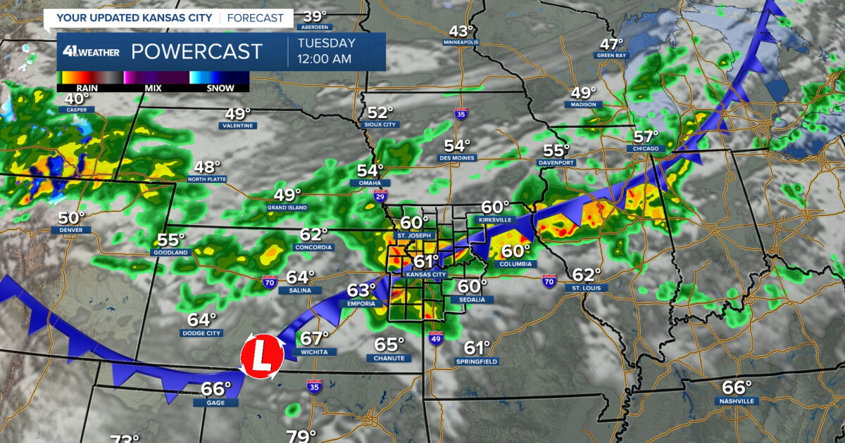 KSHB 41 Weather Blog | Tracking 2 thunderstorm chances