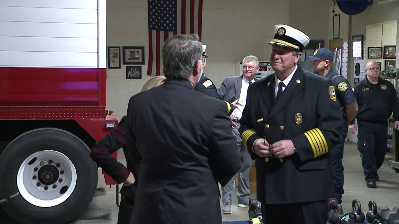 Sen. Peters visits GRFD