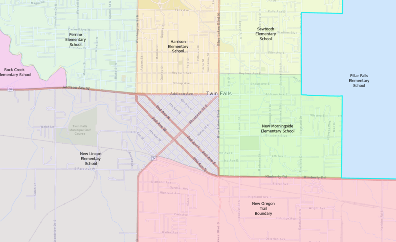 Dual Immersion Program Map Twin Falls School District moves boundaries to host dual immersion program