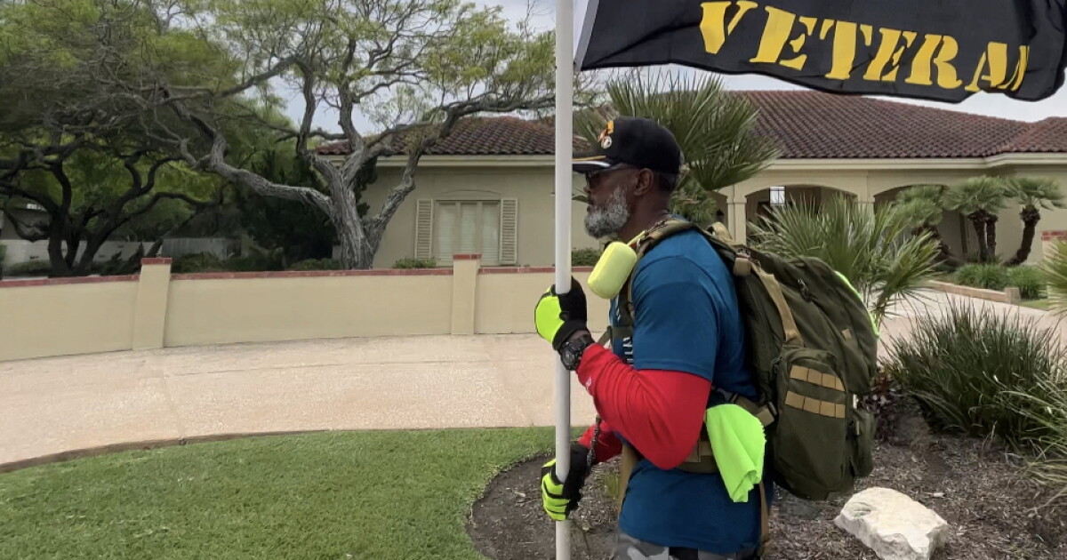 Veteran walks fifty miles for suicide awareness - Vimarsana News