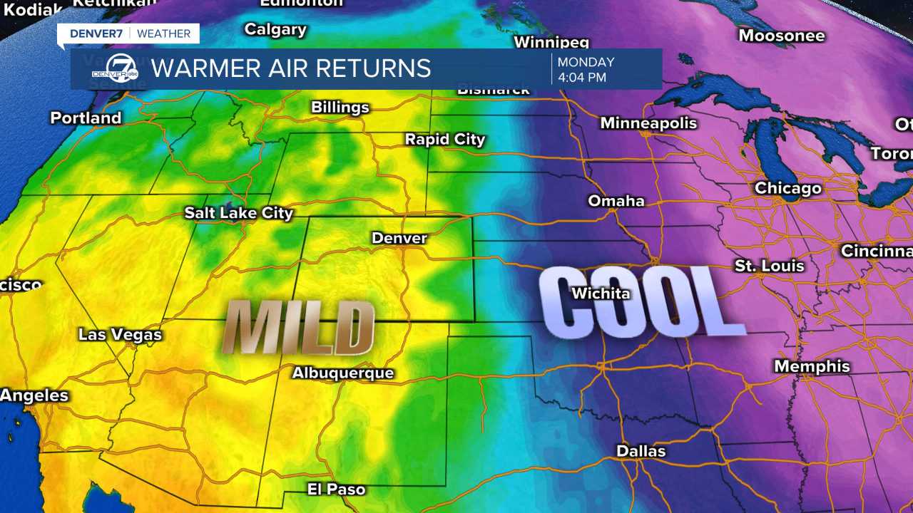 Mild Weather on the way