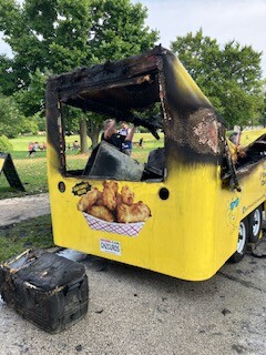 food truck fire