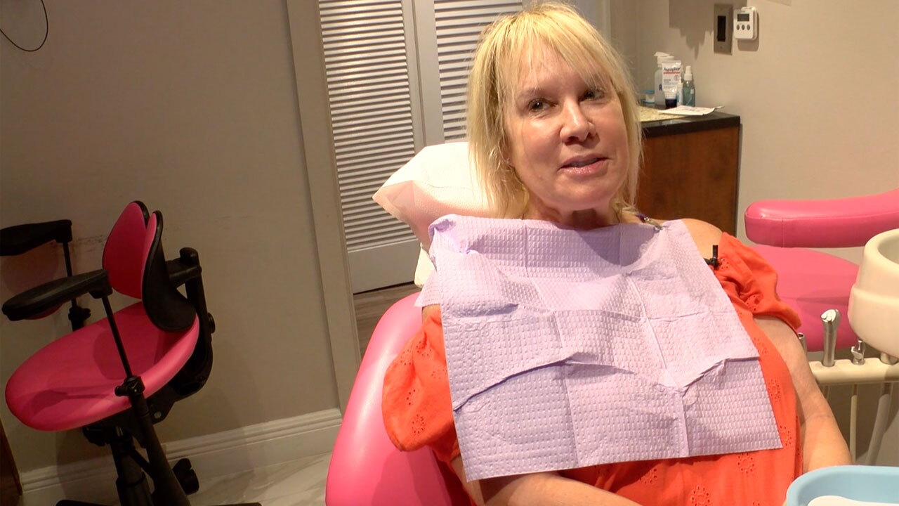 Dental patient Sharon Lowery