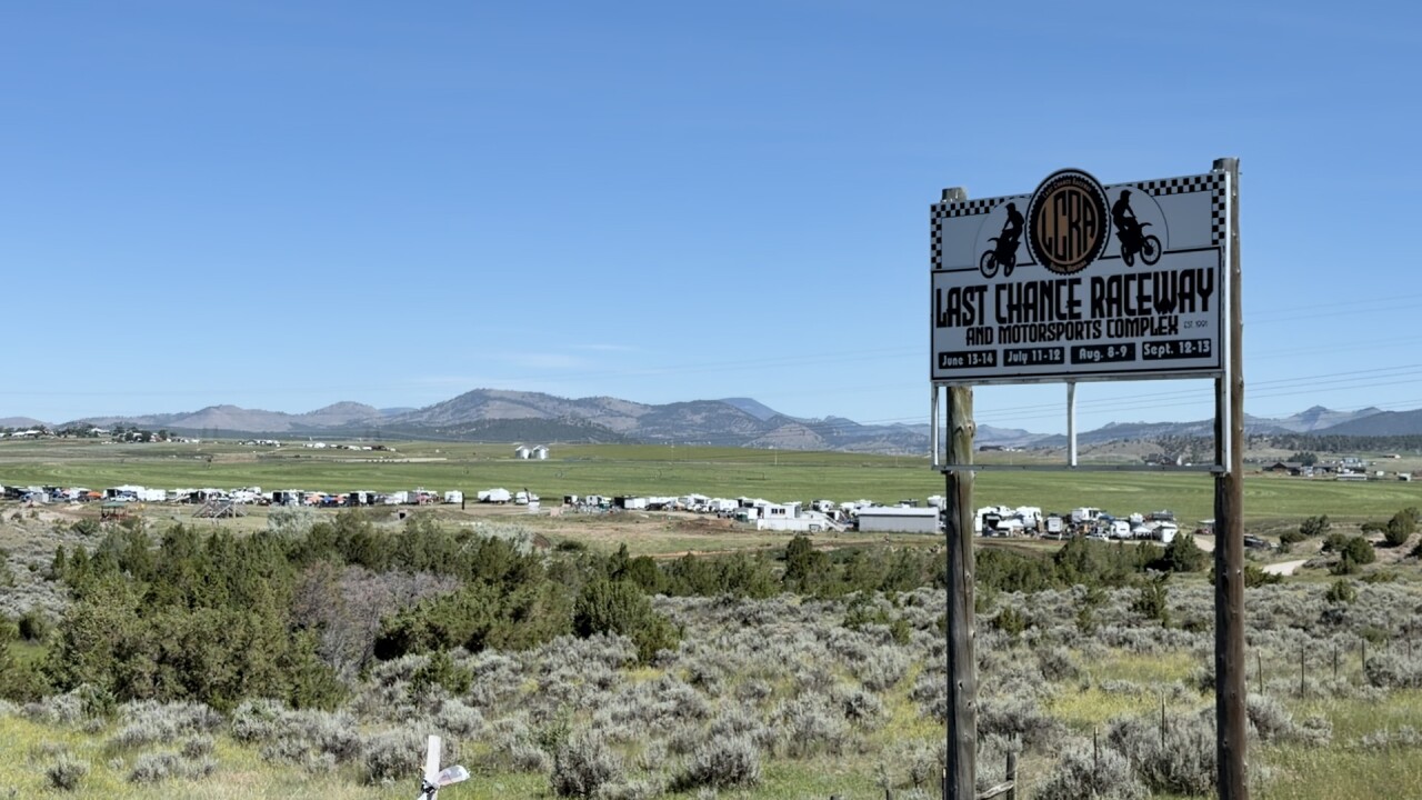 Raceway sign