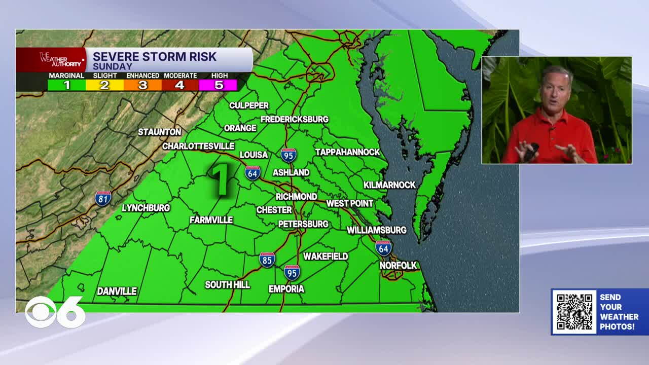 Severe Storm Risk Sunday 10/11