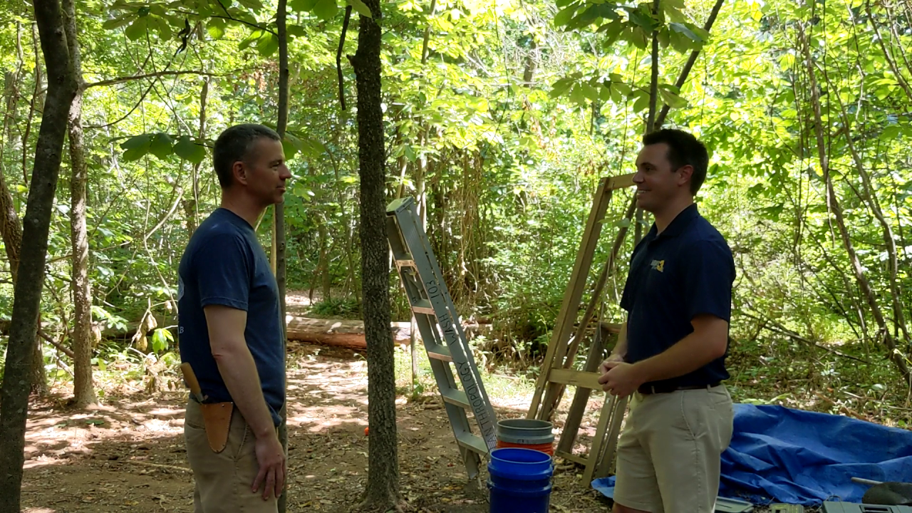 NWS Yorktown archaeological dig
