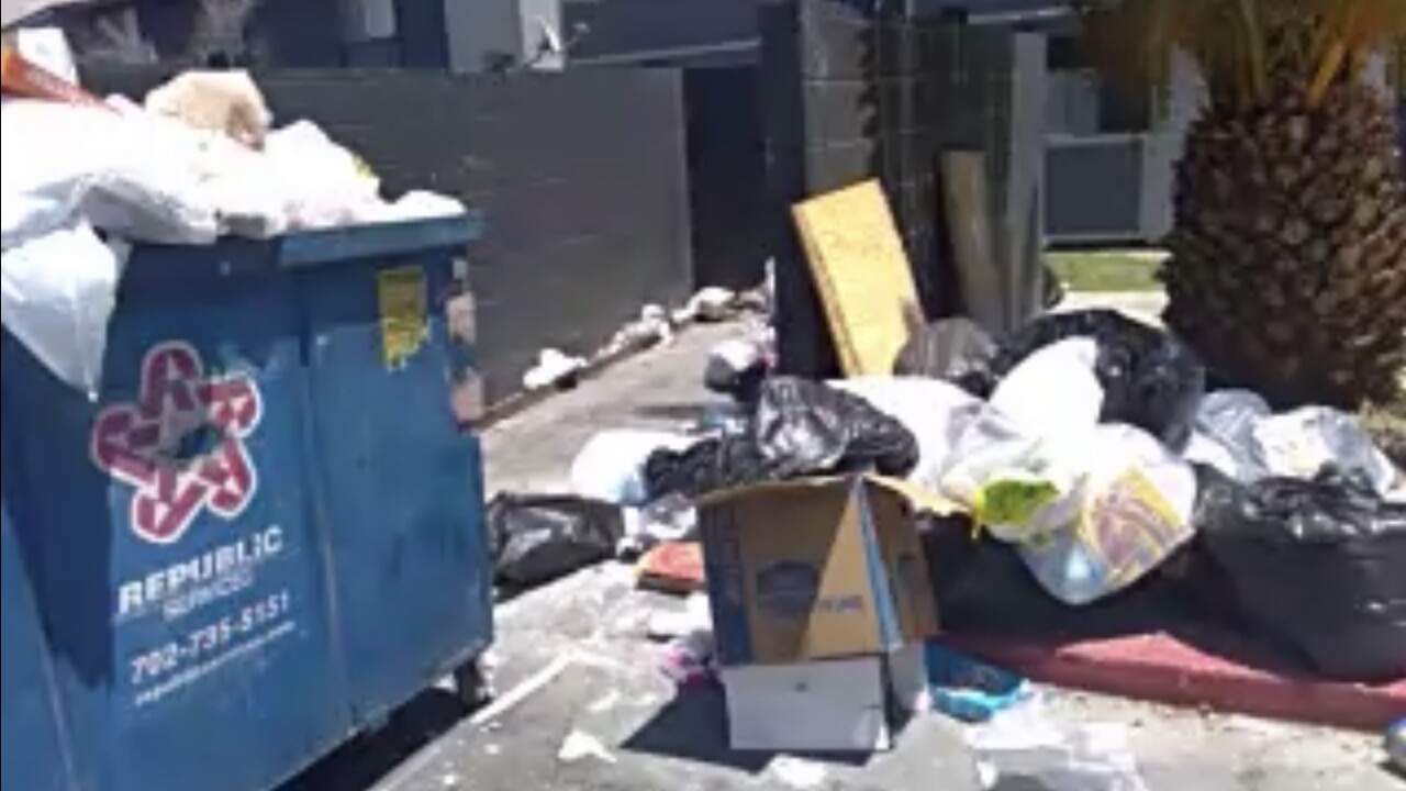 Neighbors apartment complex dumpsters left overflowing for days