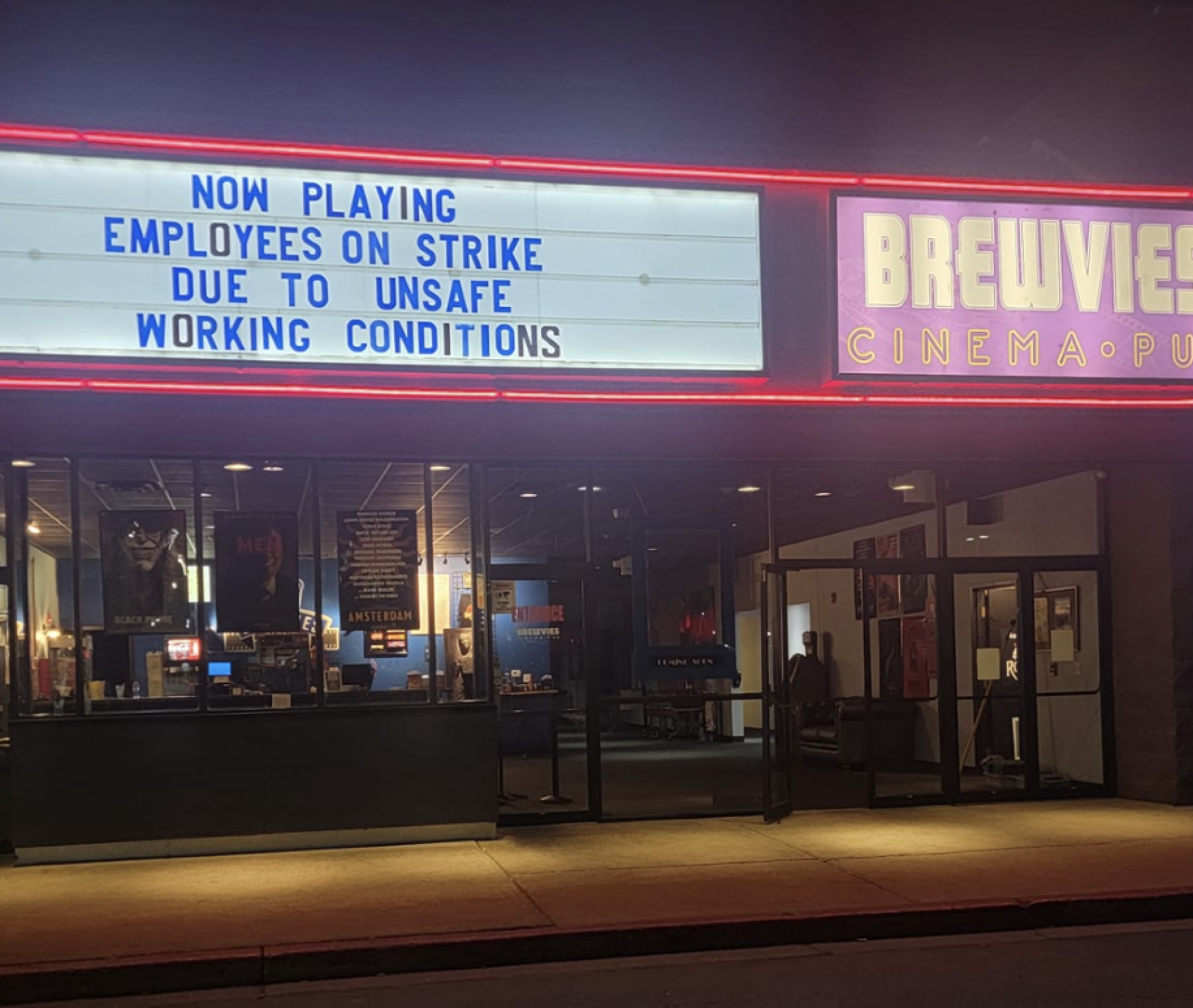 Ogden movie theater workers go on strike, citing safety and security