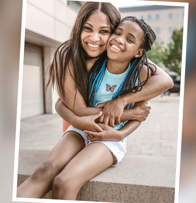 Patria Webster and daughter Naomi