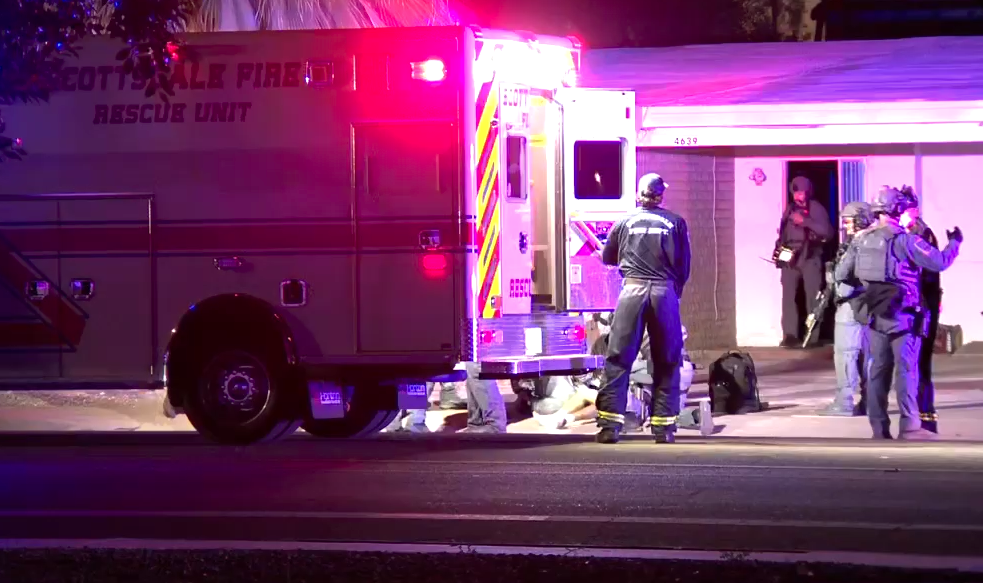 scottsdale and miller police scene