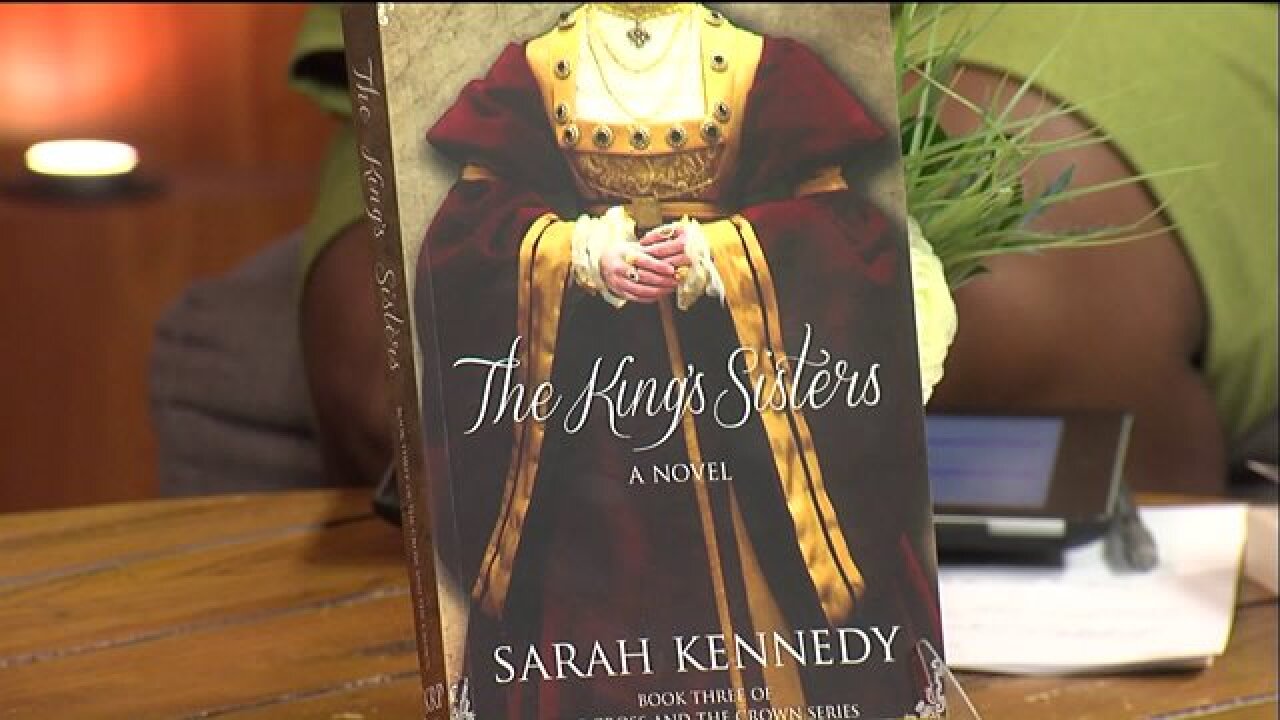 Author Sarah Kennedy introduced her latest project, ‘The King’s Sisters’