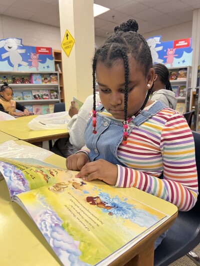 Students pick out new books