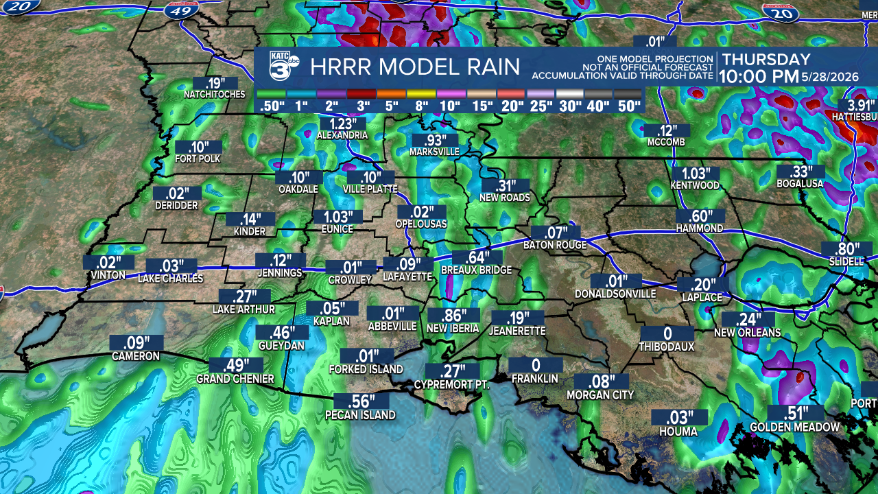Extended HRRR Accumulation Acadiana.png