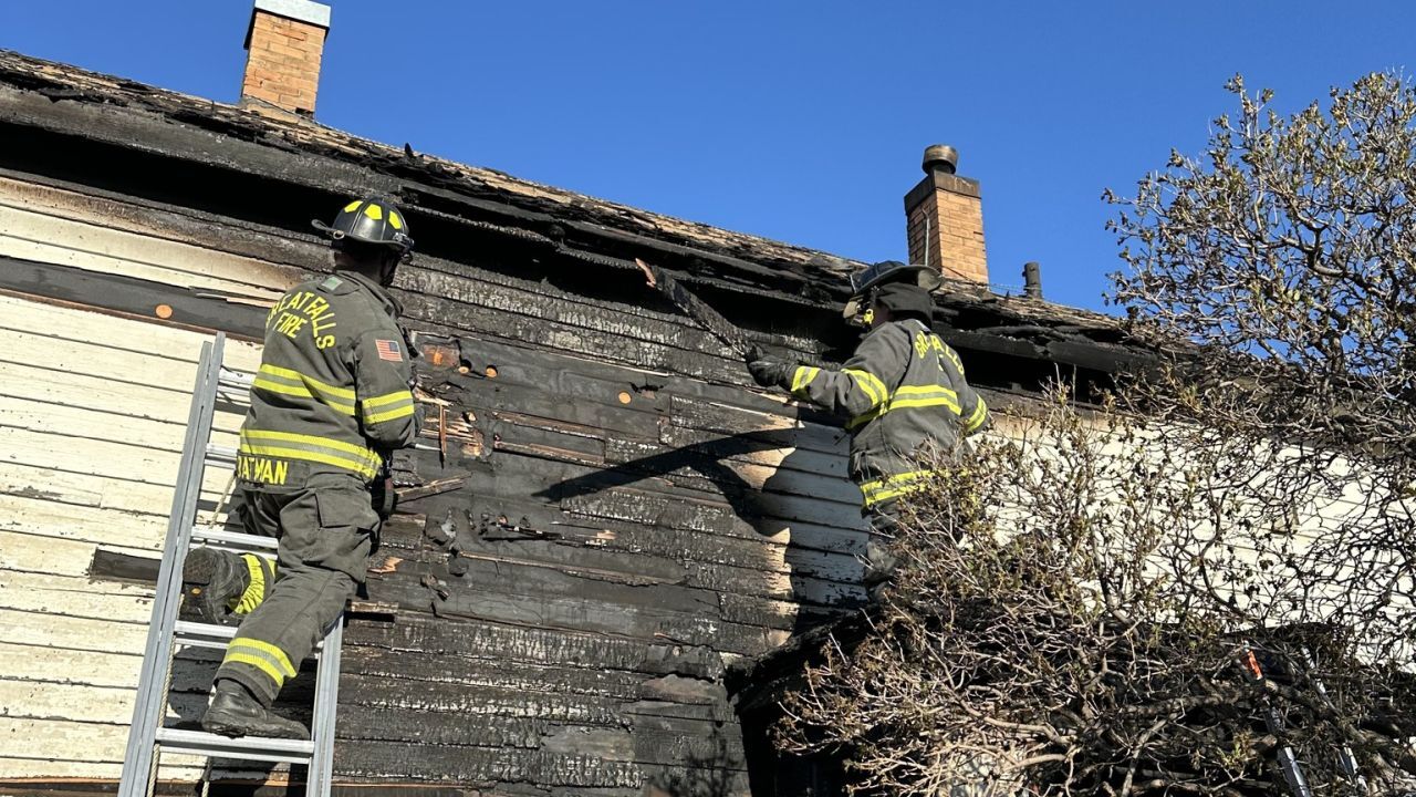 Overnight house fire in Great Falls (April 2025)
