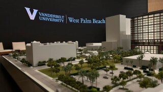 An artist rendering of Vanderbilt University's downtown campus in West Palm Beach.