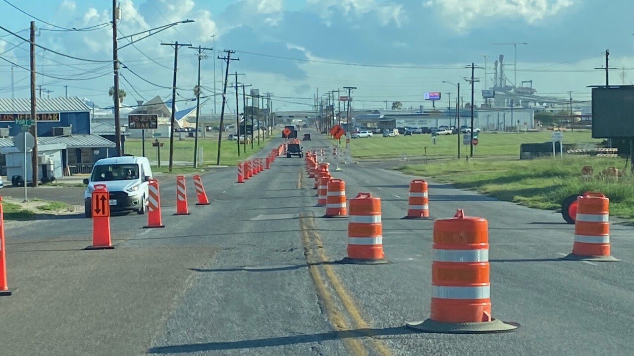 Port Ave construction 