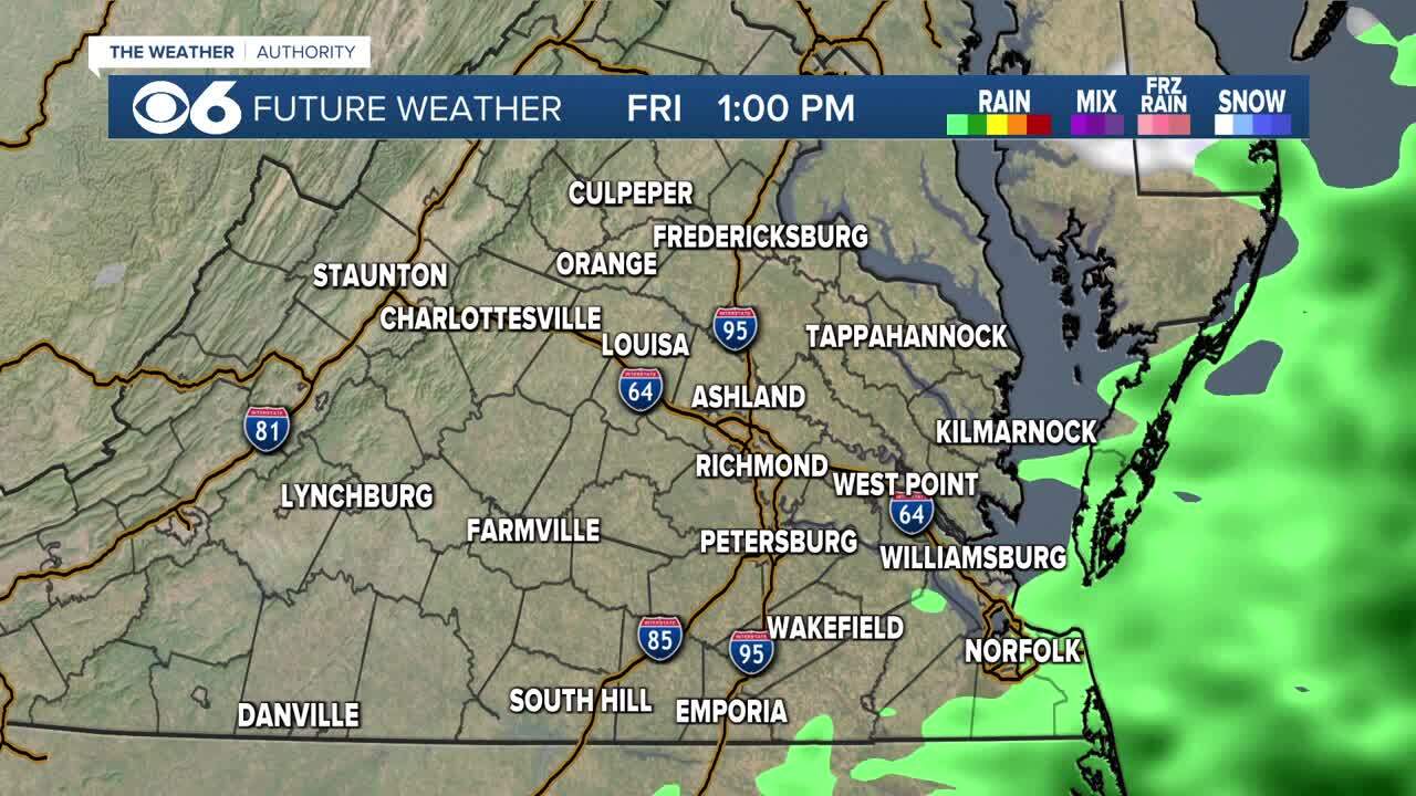 Snow in Virginia Winter Weather Dec. 5, 2025 