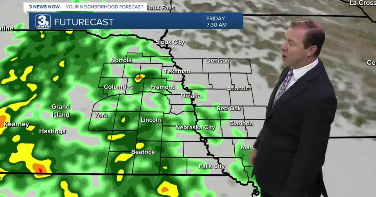 Here's when rain is mostly likely Friday and this weekend