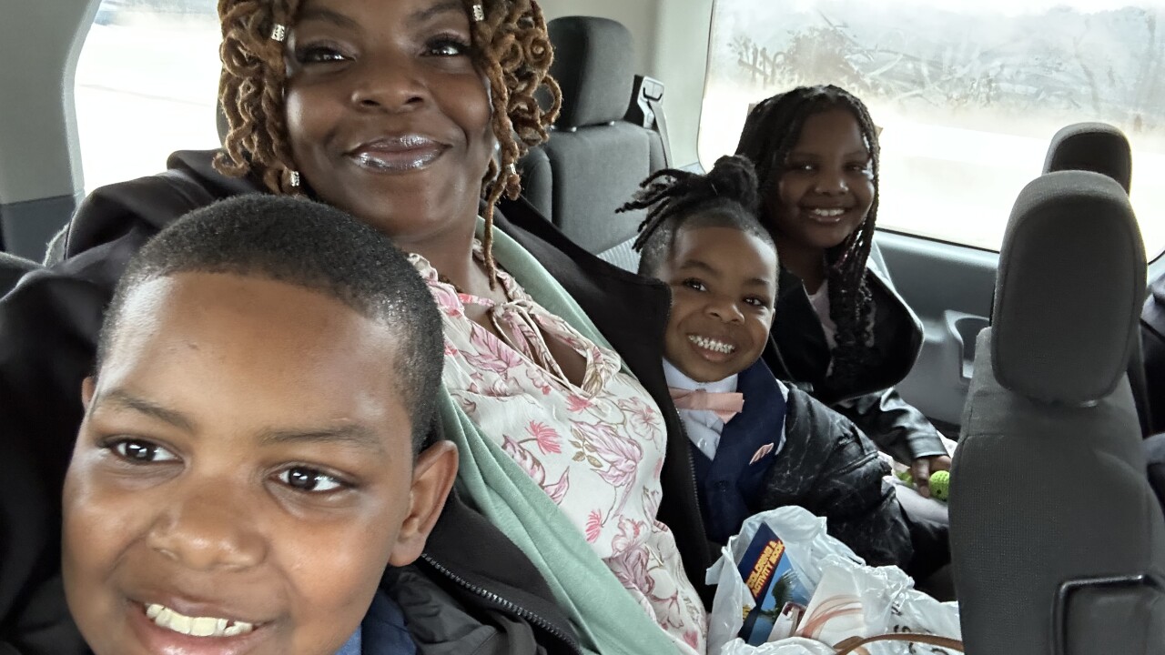 Brianna McCullough is recovering from three spinal fractures after jumping from a second-story window with her three children to escape a fast-moving apartment fire near 107th and Fond du Lac.