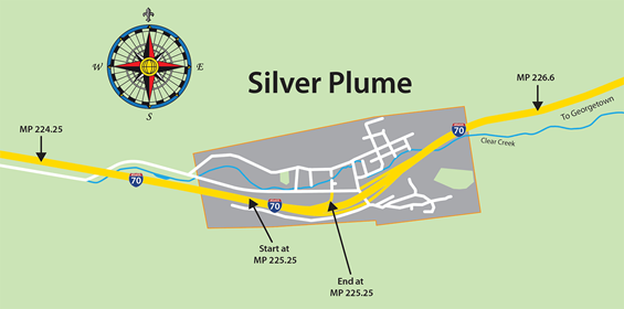 Silver Plume I-70 ramp closure 2019