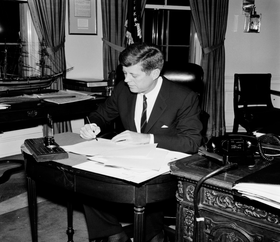 Former President John F. Kennedy
