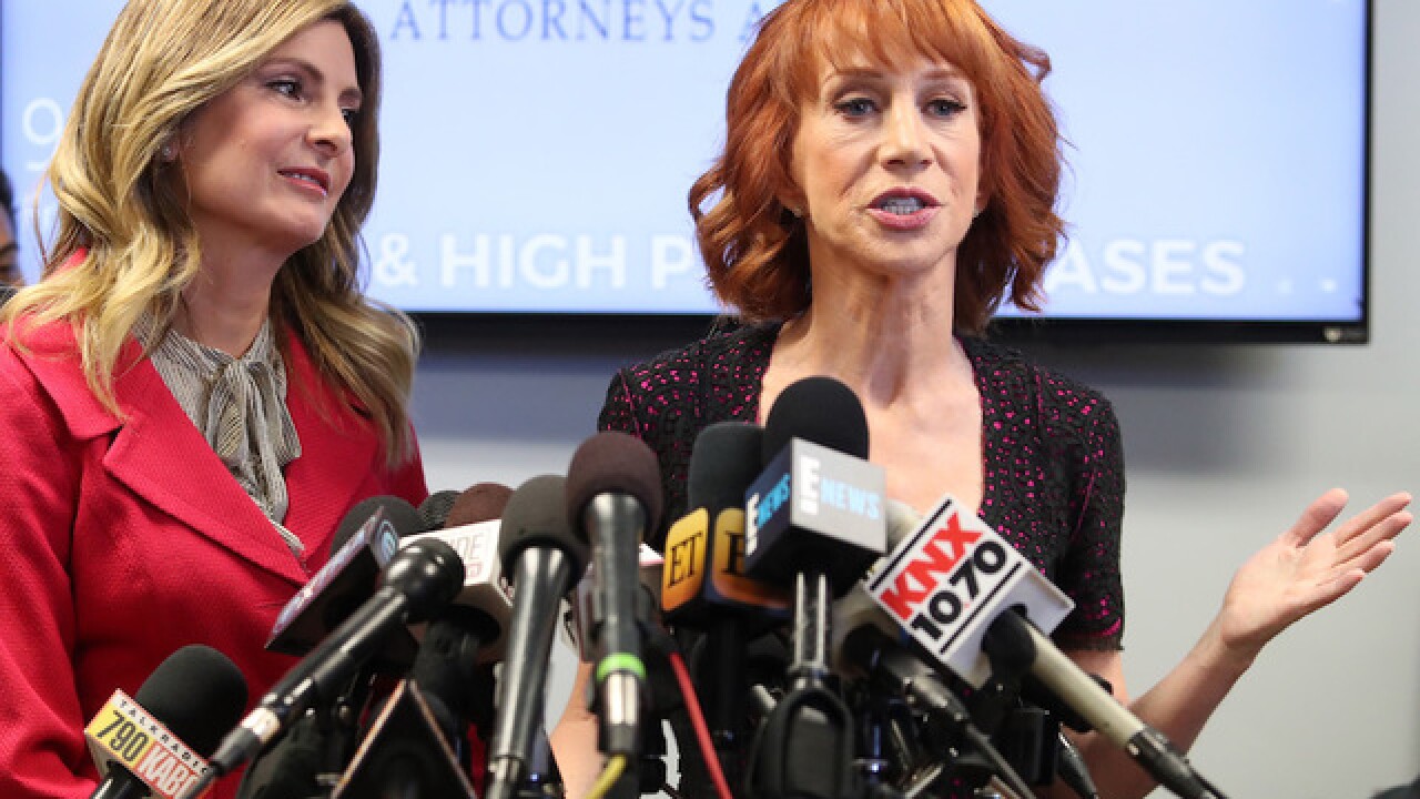 Kathy Griffin says Trump is 'trying to ruin my life' after photo scandal