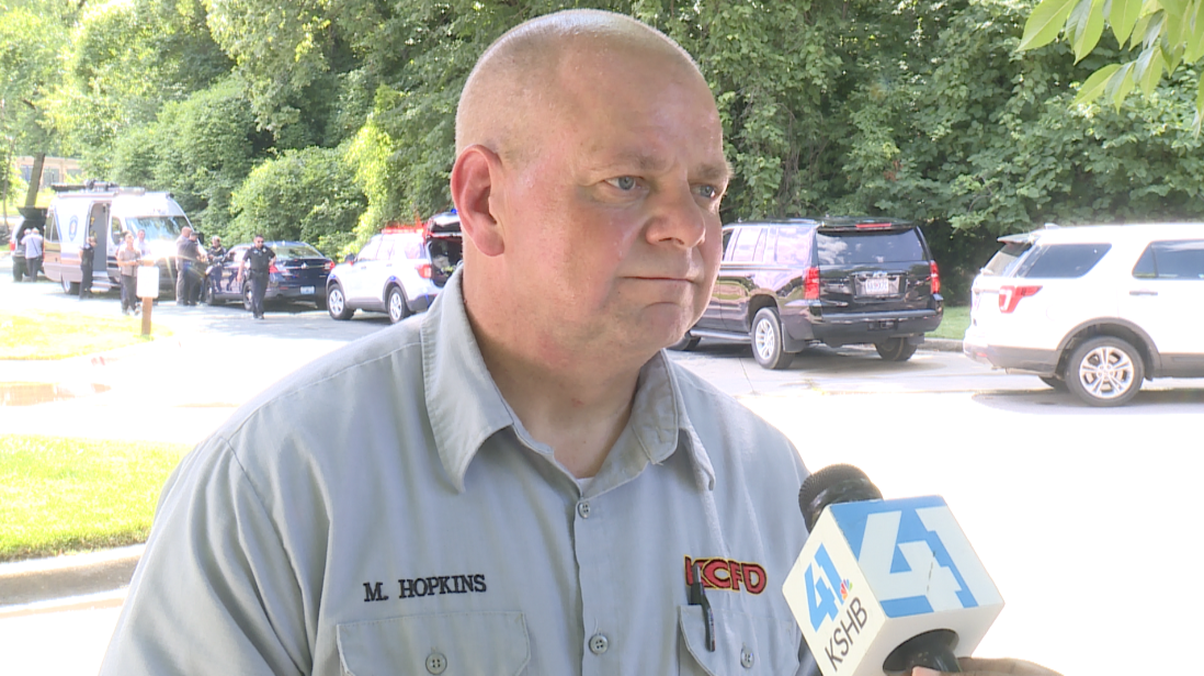 Battalion Chief Michael Hopkins, who serves as the Kansas City Fire Department's public information officer