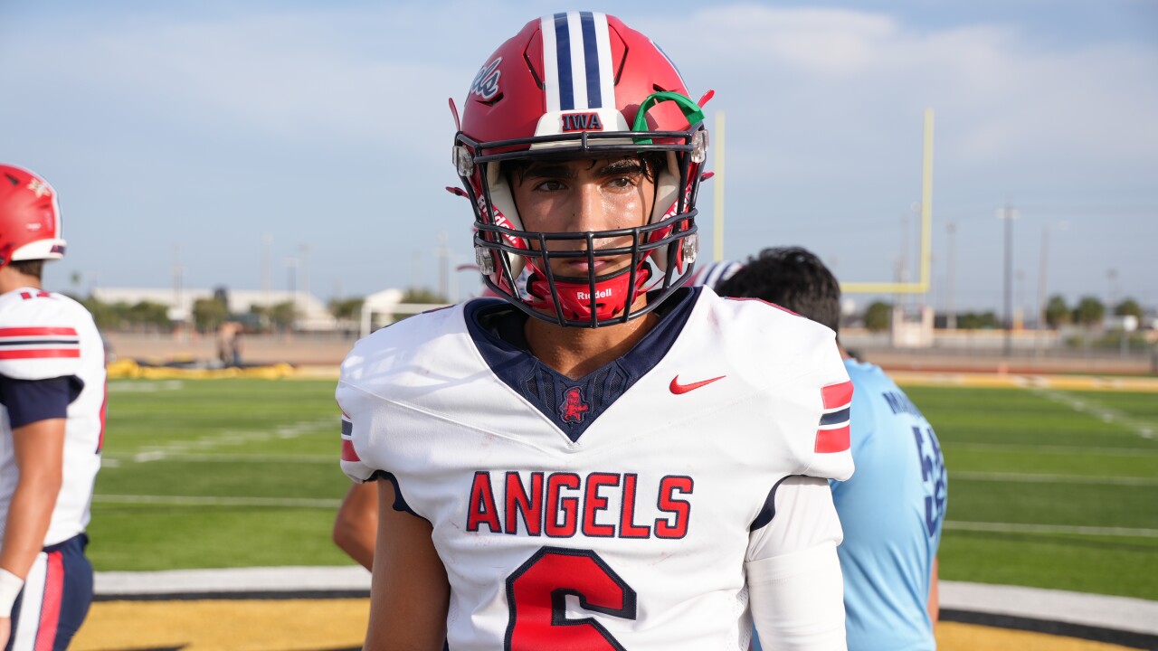 Incarnate Word Academy quarterback Sawyer Brown