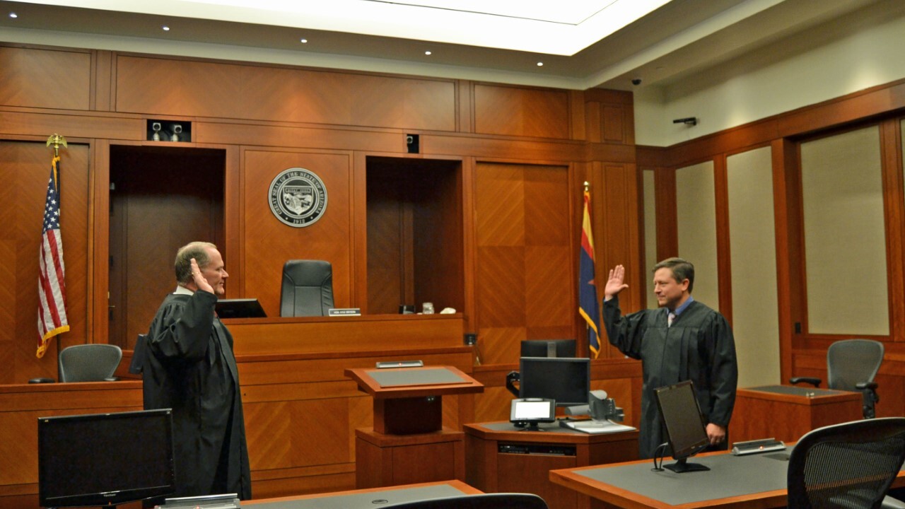 J. Alan Goodwin sworn in as Superior Court judge