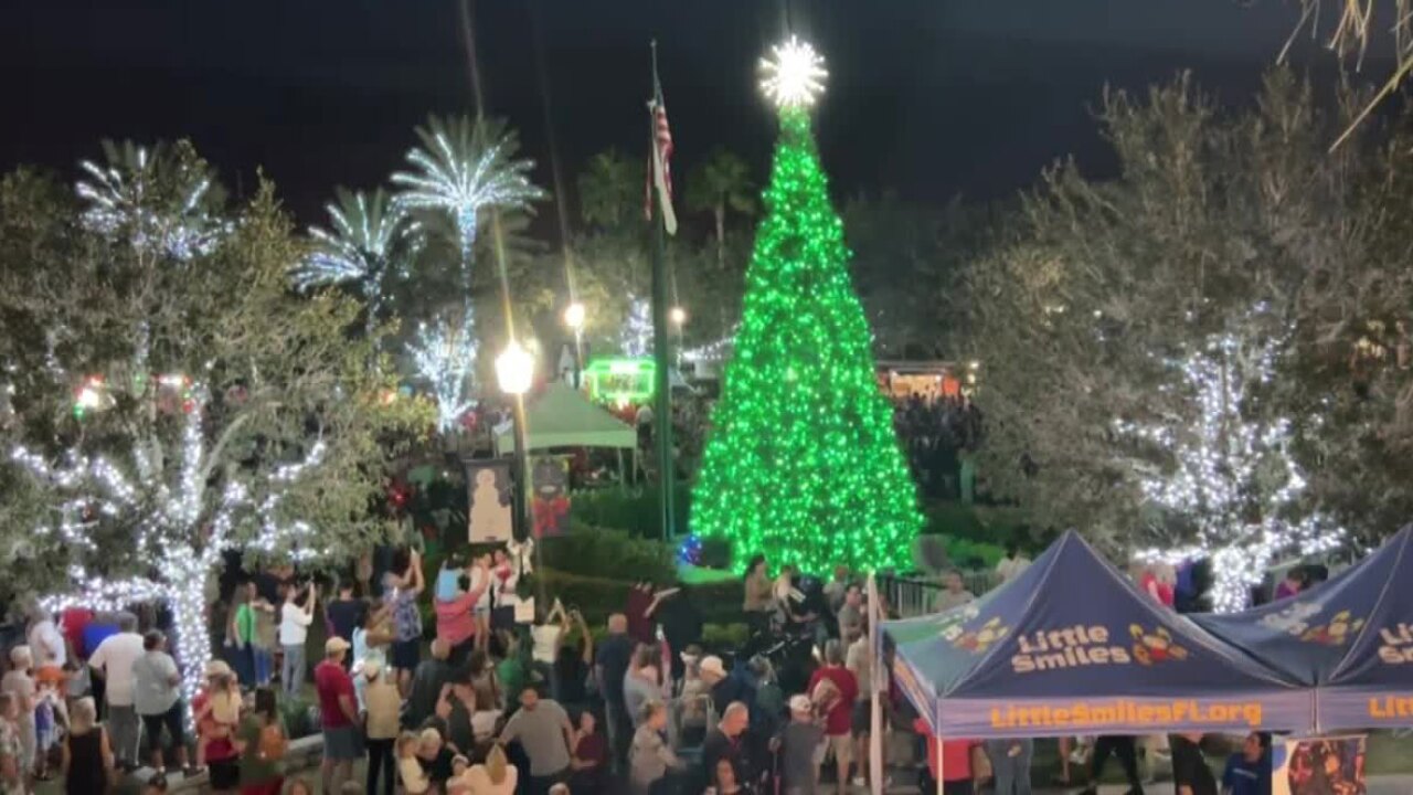 The annual Christmas tree lighting ceremony was held in Tradition on Dec. 1, 2023.