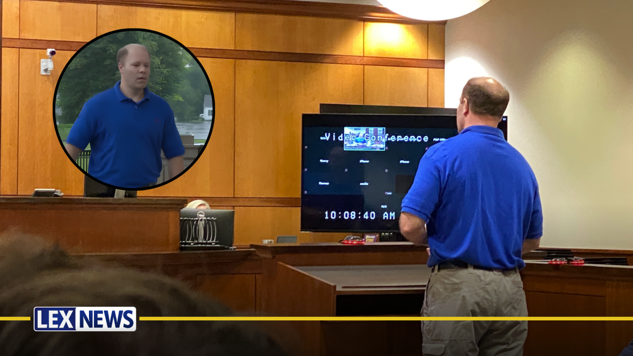 Nick Houck appears in court