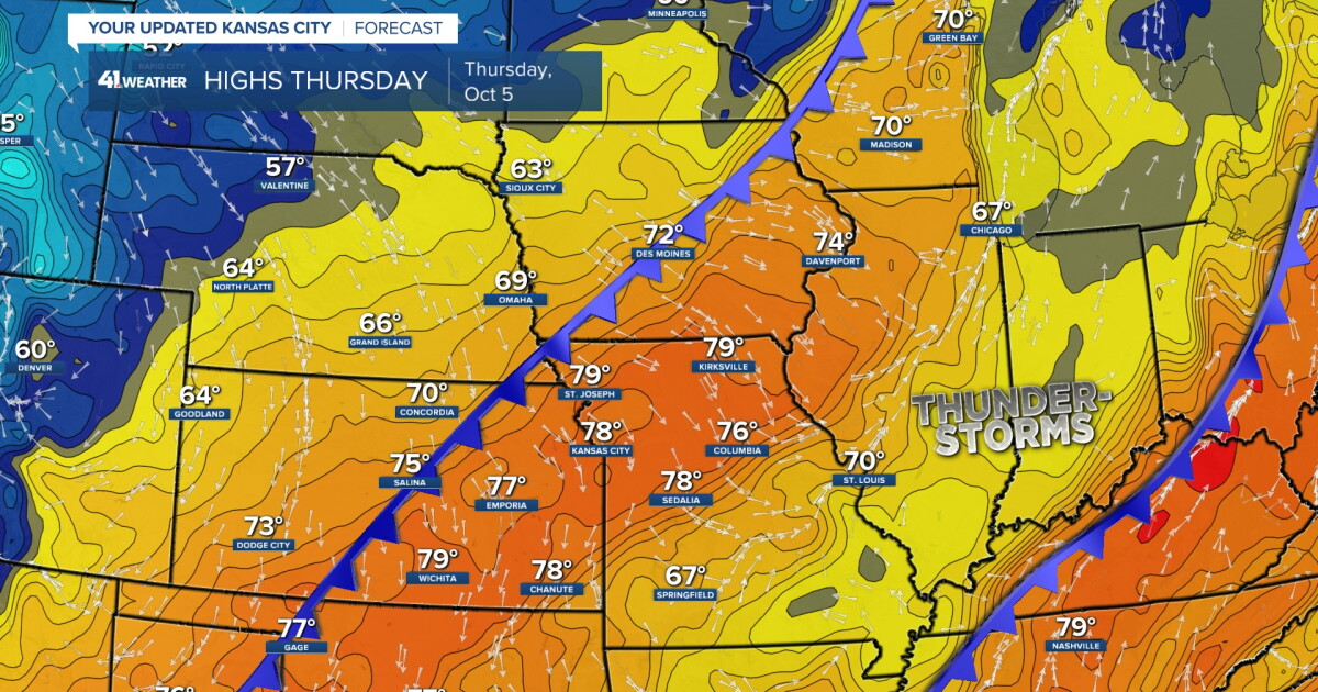 KSHB 41 Weather Blog | 2 cold fronts bring change to Kansas City's weather