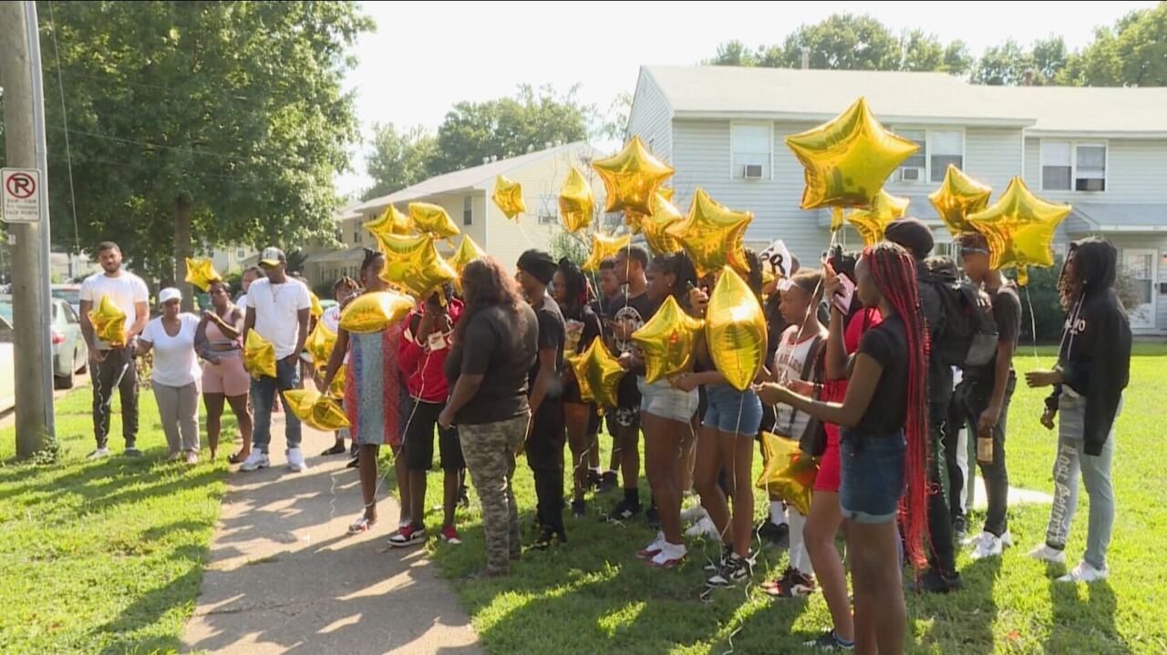 Family and friends of 14-year old Amir Burnett remember the teen