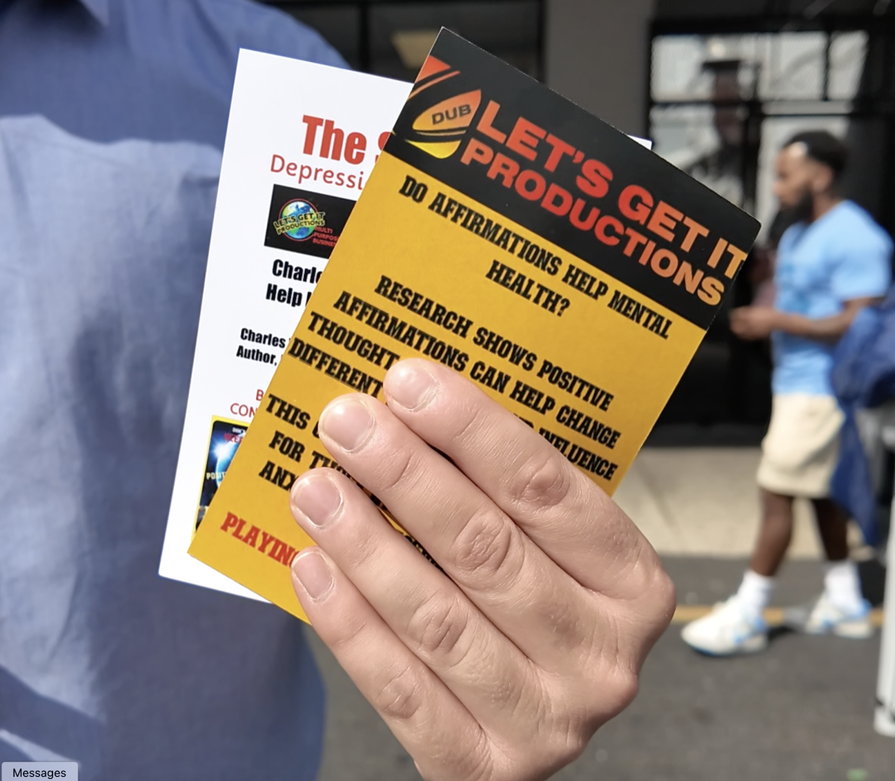 Mental health resources provided to attendees at the back to school event in Roselawn