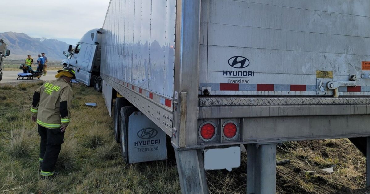 Truck driver found dead after accident on I15