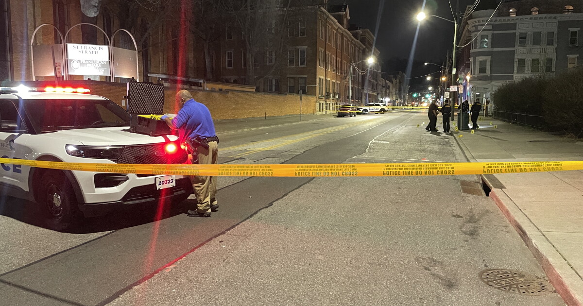 Police investigating after sufferer discovered with gunshot wound to the top in OTR