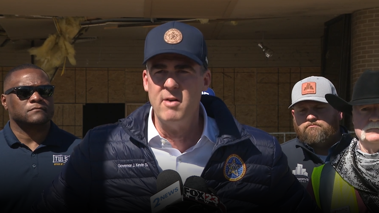 Governor Kevin Stitt, Mayor Nichols discuss damage and recovery in north Tulsa