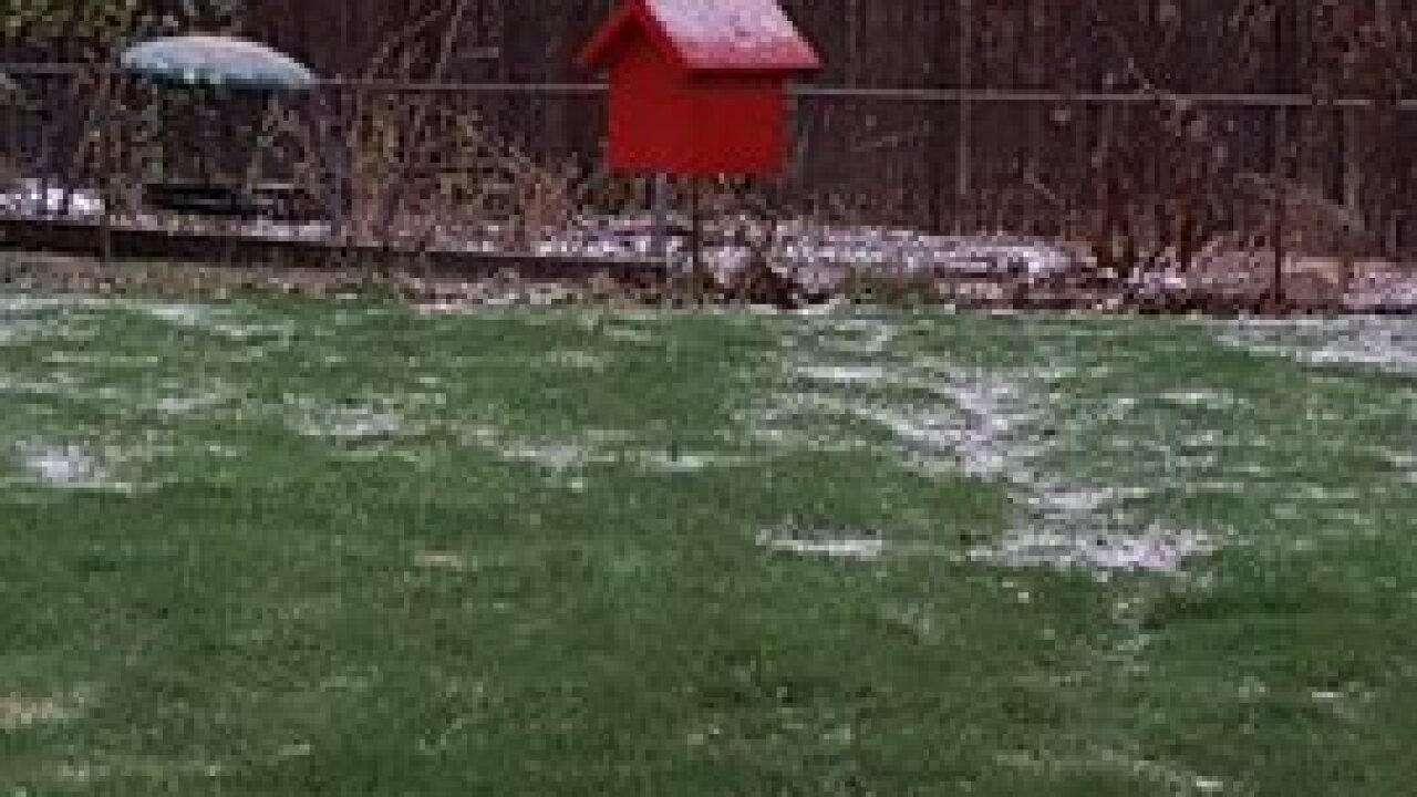 PHOTOS: Easter morning snowstorm